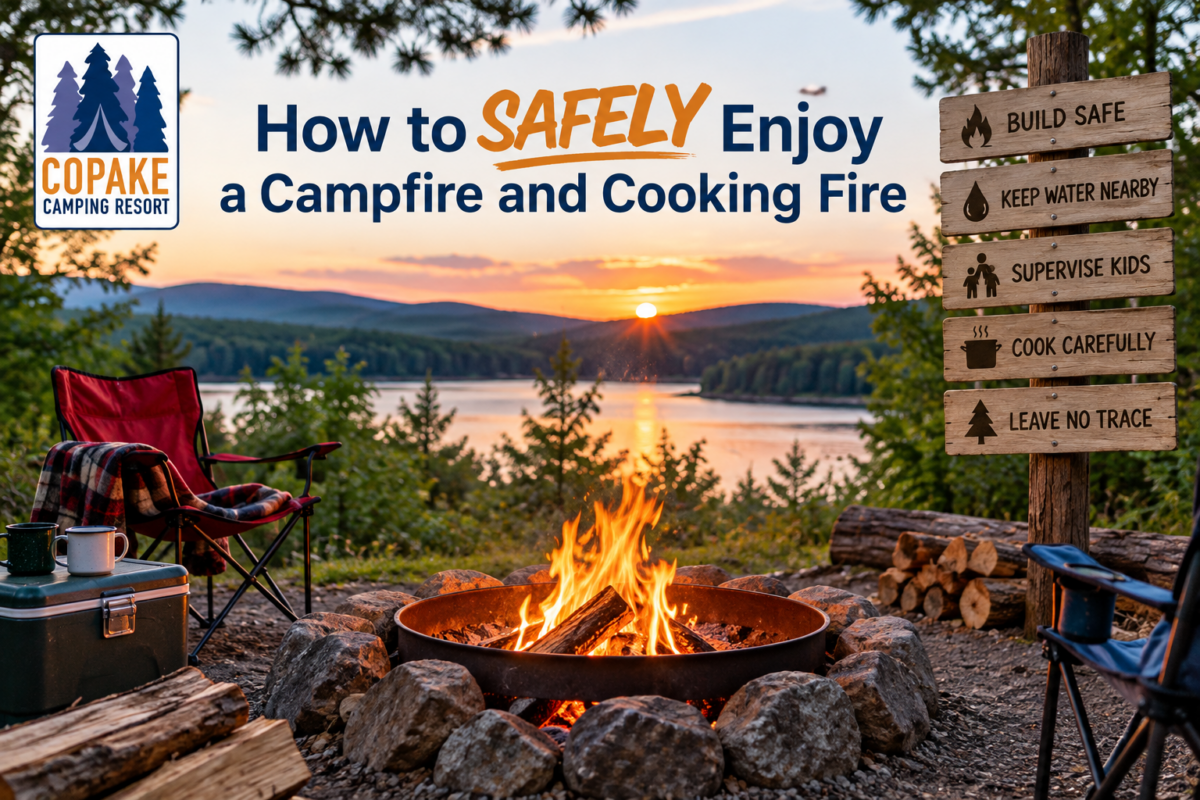 How to SAFELY Enjoy a Campfire and Cooking Fire