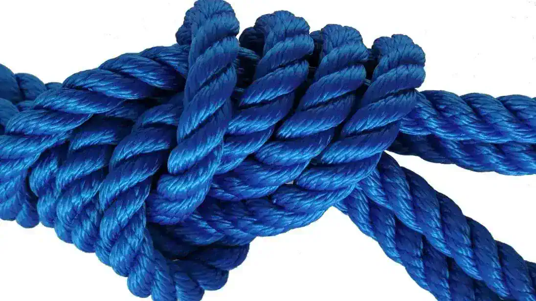 blue color knot