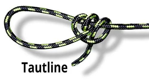 Tautline knot