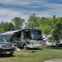 campers parked in campground