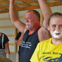 family playing games and having fun