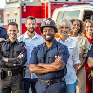 Honoring Heroes: Emergency Services Day (999 Day). Emergency, Services, Day, 999, Heroes, Rescue, Safety, First responders, Firefighters, Paramedics, Police, Ambulance