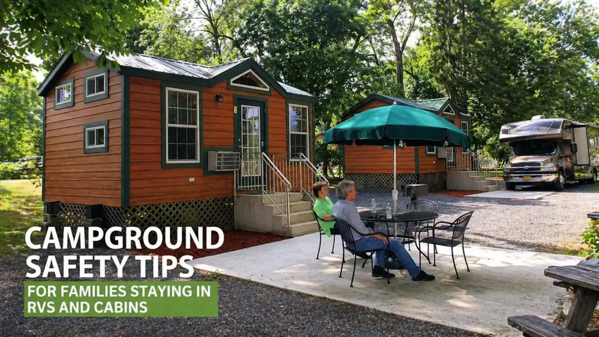 Campground Safety Tips for Families Staying in RVs and Cabins