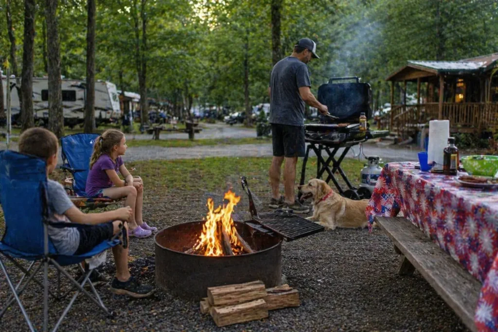Fire rings and grills need one adult in charge
