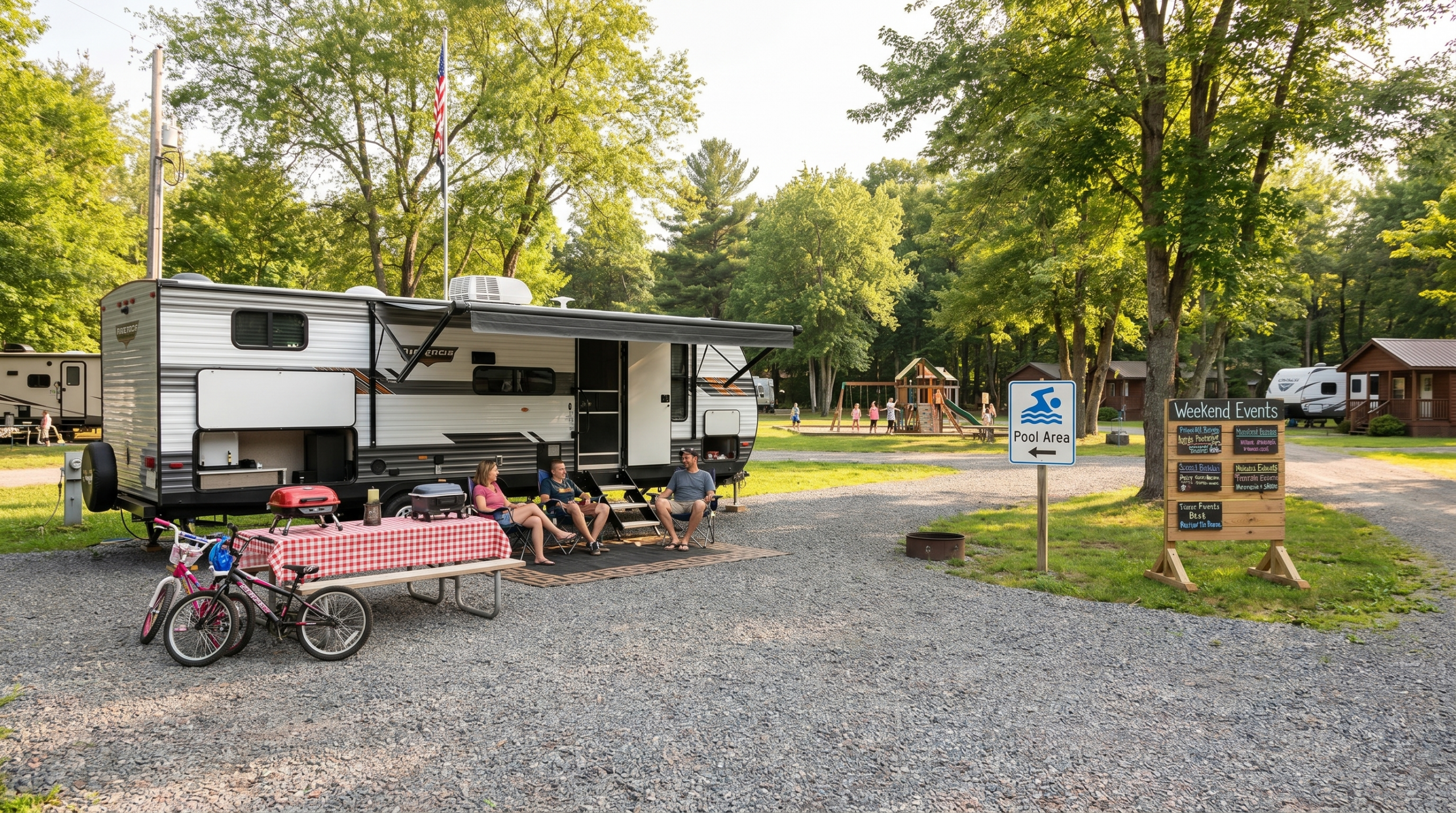 Why Does Copake Camping Resort Work Well for a Family RV Weekend