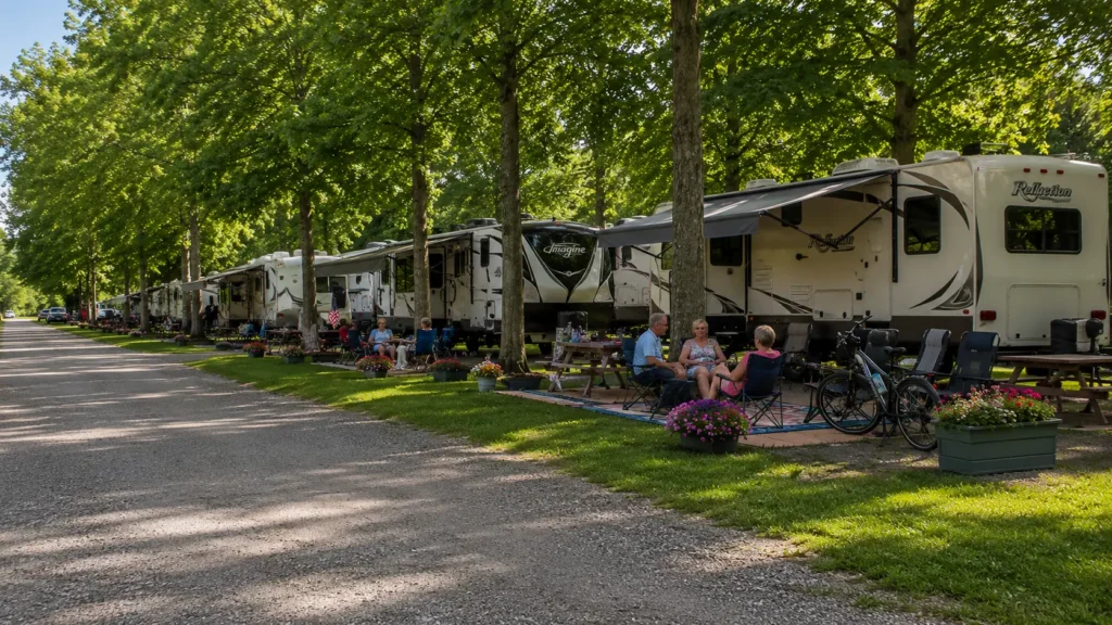 How much does a seasonal RV site cost?