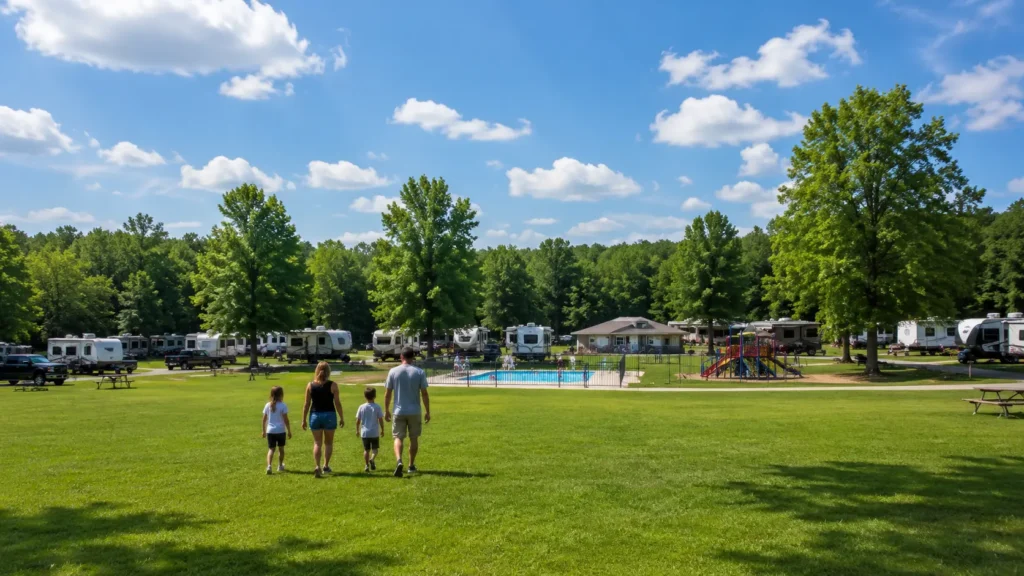 Seasonal camping in the Hudson Valley at Copake Camping Resort